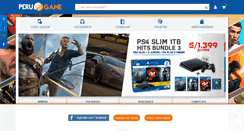 Desktop Screenshot of perugame.com